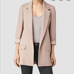 All saints dusty rose blazer